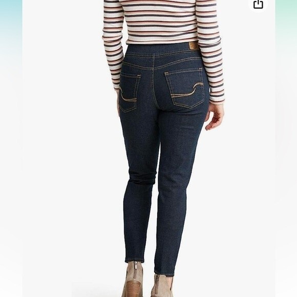 Signature by Levi Strauss & Co Gold Label Levis Jeans Womens 2 Pull on Skinny B1 - Picture 4 of 11